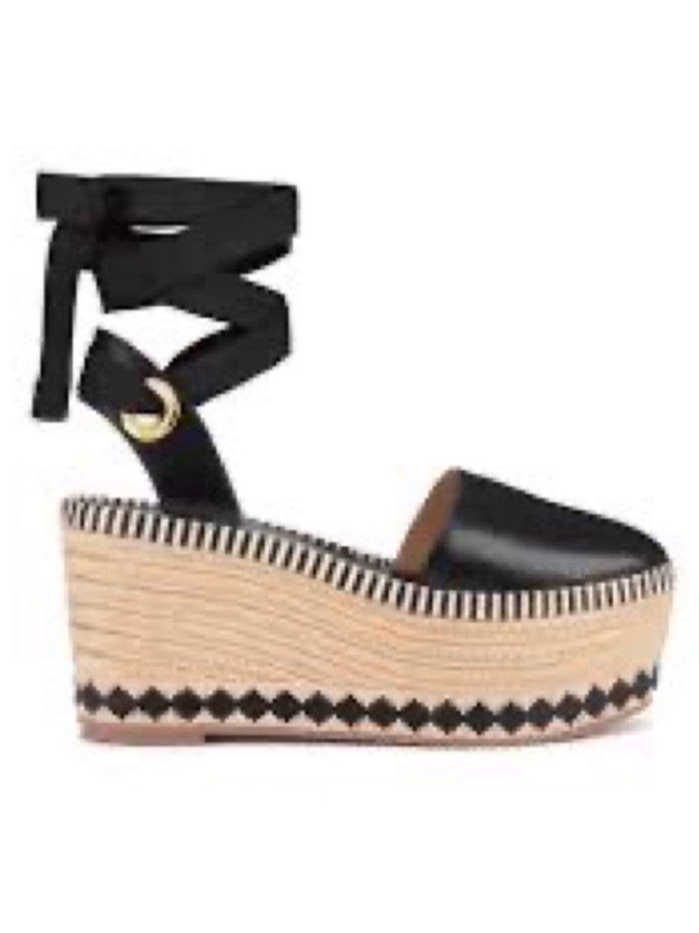 TORY BURCH LEATHER ESPADRILLES